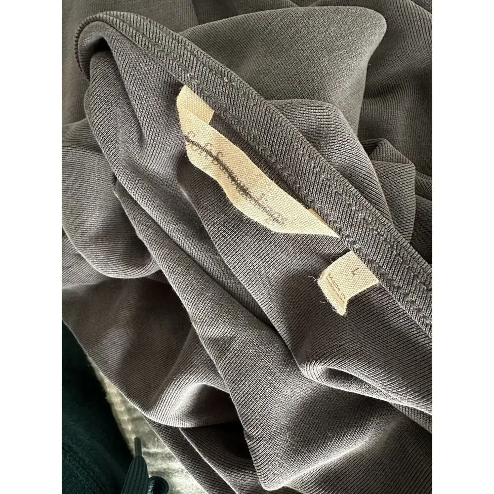 Soft Surroundings Scoop Neck Long Sleeve Dark Gray Modal Blend Tunic Top Large - Picture 3 of 4